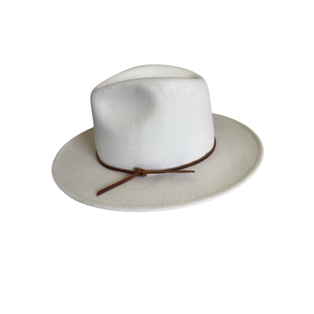 WYETH RORY‎ IN PUTTY WHITE WOOL FEDORA HAT
